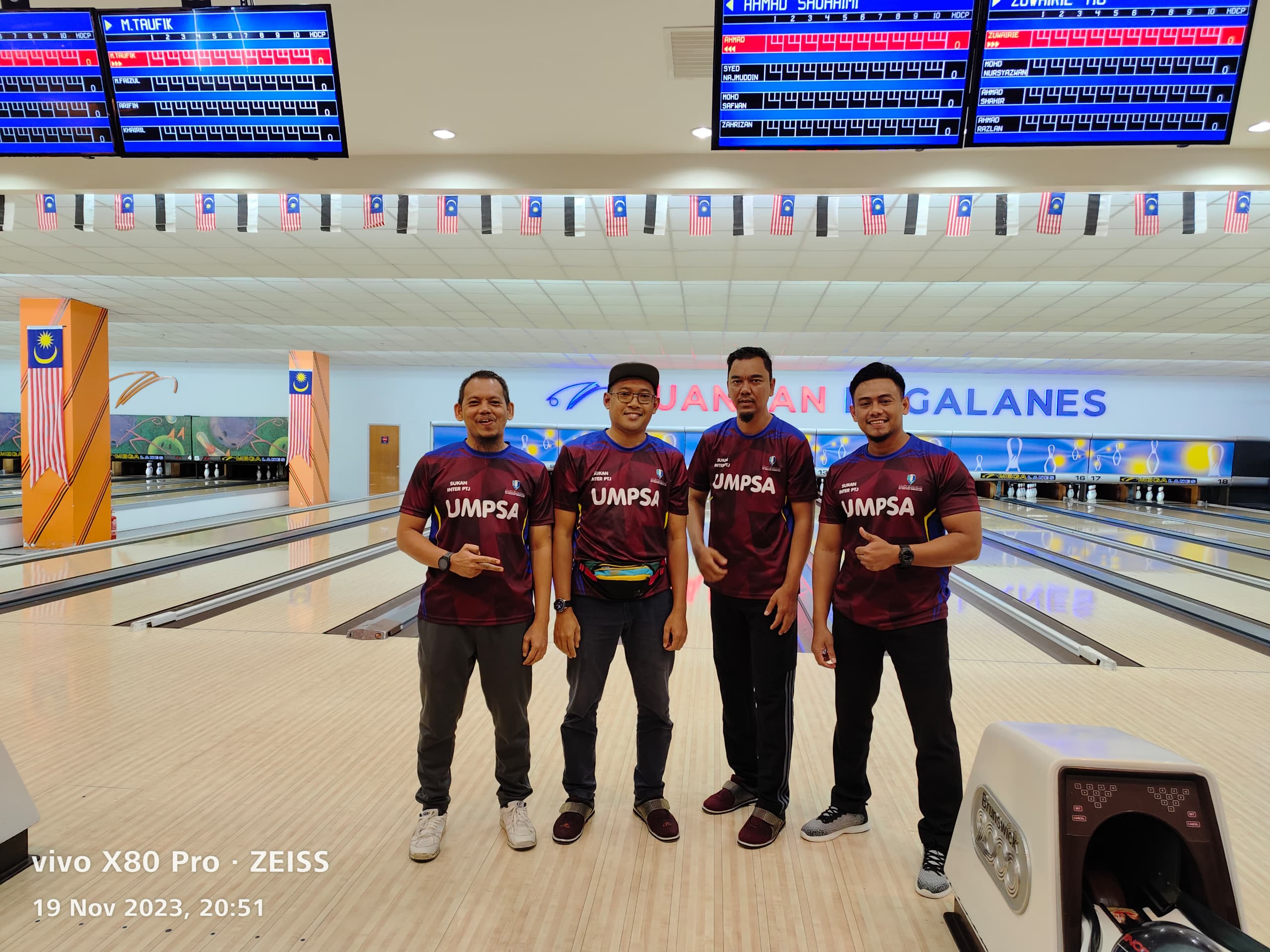 Tahniah diucapkan kepada team FTKA Kategori Lelaki yang memenangi Pingat Perak dalam Sukan Bowling di dalam Kejohonan Sukan Inter PTj pada 19 November 2023 bertempat di Kuantan Megalanes 